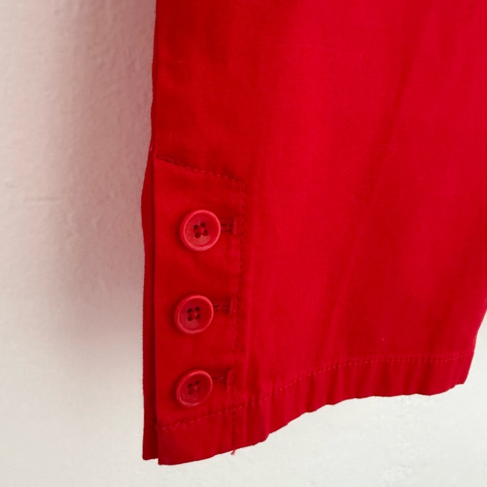 Talbots Red and White Garment Women’s Size 16p - Picture 7 of 11